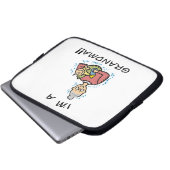 Ich bin eine Oma-Oma und ein Baby-Geschenk Laptopschutzhülle (Vorne Knopf)