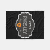 Ich bin eine Parsley Spice Matching Halloween Funn Fleecedecke (Vorderseite (Horizontal))