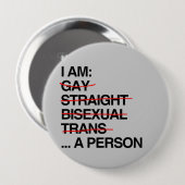 ICH BIN EINE PERSON BUTTON (Vorne & Hinten)