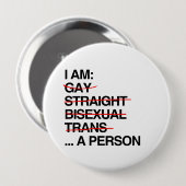 ICH BIN EINE PERSON BUTTON (Vorne & Hinten)