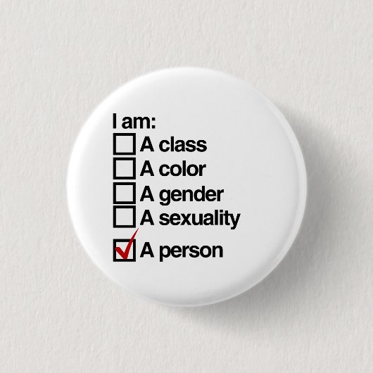 Ich bin eine Person (Klasse) Button (Vorderseite)