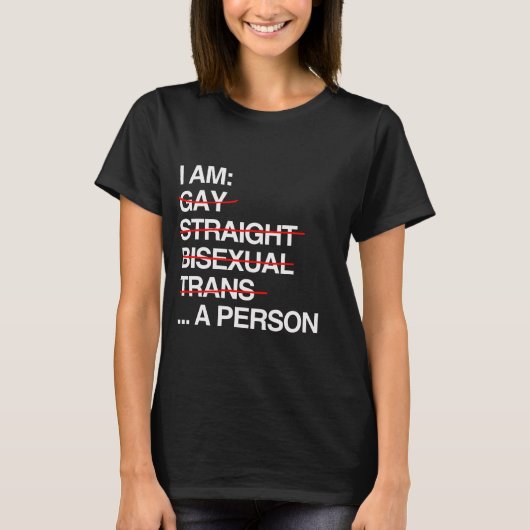 ICH BIN EINE PERSON T-Shirt (Vorderseite)