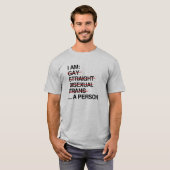 ICH BIN EINE PERSON T-Shirt (Vorne ganz)