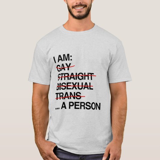 ICH BIN EINE PERSON T-Shirt (Vorderseite)