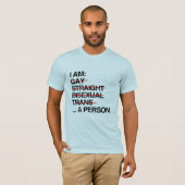 ICH BIN EINE PERSON T-Shirt (Vorne ganz)