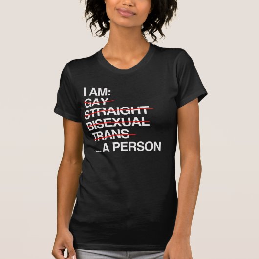 ICH BIN EINE PERSON T-Shirt (Vorderseite)