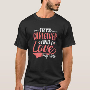 Ich bin eine Pflegekraft Pflege Krankenschwester H T-Shirt