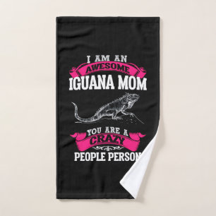 Ich bin eine phantastische Iguana-Mutter Handtuch