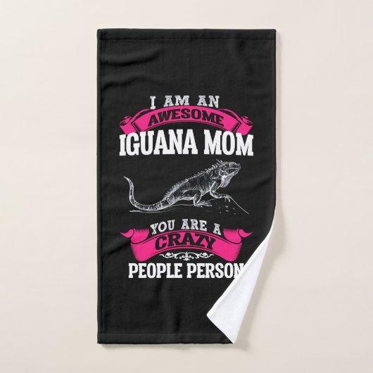 Ich bin eine phantastische Iguana-Mutter Handtuch (Handtuch)
