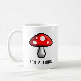 Ich bin eine Pilz-Pixel-Pilz-Tasse Kaffeetasse