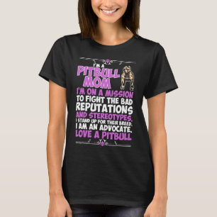 Ich bin eine Pitbull-Hundemama neu T-Shirt
