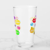 Ich bin eine positive Bestätigung Worte Selbst-Lie Glas (Links)