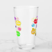 Ich bin eine positive Bestätigung Worte Selbst-Lie Glas (Rechts)