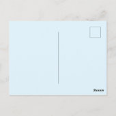 Ich bin eine Raupe, so bunt Postkarte (Rückseite)