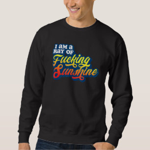 Ich bin eine Reue, die sonnenglänzende, gruselige  Sweatshirt