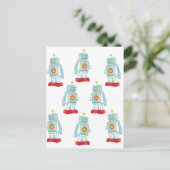 Ich bin eine Roboterarmee Postkarte (Stehend Vorderseite)