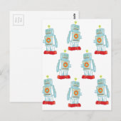 Ich bin eine Roboterarmee Postkarte (Vorne/Hinten)