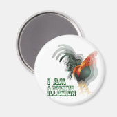 Ich bin eine Roostertäuschung Magnet (Vorderseite/Rückseite)