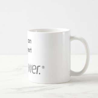 Ich bin eine sachverständige Tasse