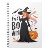 Ich bin eine schlechte Hexe Notizblock (Vorderseite)
