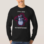 Ich bin eine schlechte Mutter Effer Gorilla T-Shirt (Vorderseite)