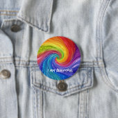 Ich bin eine schöne digitale Kunst Button (Beispiel)