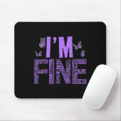 Ich bin eine schöne Fibromyalgie, Krieger-Fibro-Se Mousepad (Mit Mouse)