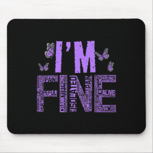 Ich bin eine schöne Fibromyalgie, Krieger-Fibro-Se Mousepad