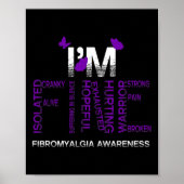 Ich bin eine schöne Fibromyalgie, Krieger-Fibro-Se Poster (Vorne)