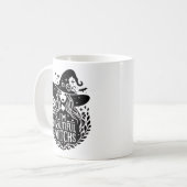 Ich bin eine schöne Hexe Kaffeetasse (Vorderseite Links)