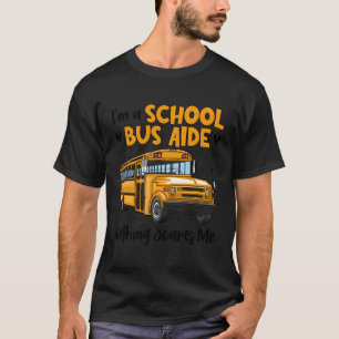 Ich bin eine Schulbushilfe, die stolz auf den Bus T-Shirt