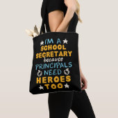 Ich bin eine Schulsekretärin, die Heroes Funny App Tasche (Von Nahem)