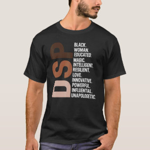 Ich bin eine schwarze DSP Krankenschwester Afro Fr T-Shirt