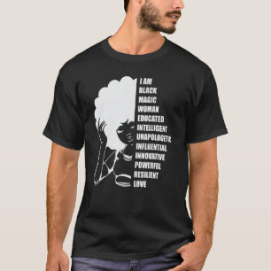 Ich bin eine schwarze Frau Schwarze Geschichte Mon T-Shirt