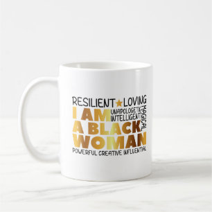 Ich bin eine schwarze, schwarze Geschichte Kaffeetasse