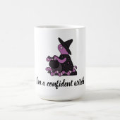 Ich bin eine selbstbewusste Hexe Kaffeetasse (Mittel)