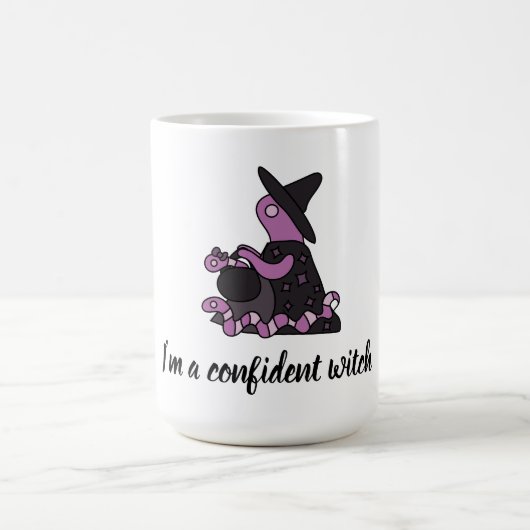 Ich bin eine selbstbewusste Hexe Kaffeetasse (Mittel)