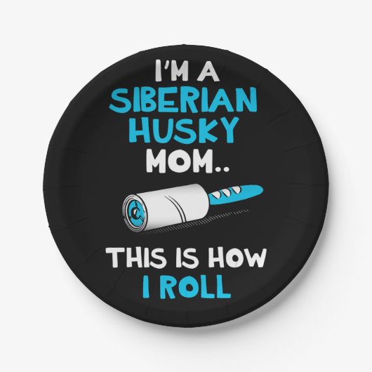 Ich bin eine sibirische Husky-Mutter, so mache ich Pappteller (Vorderseite)