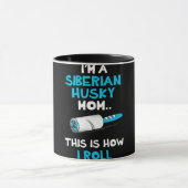 Ich bin eine sibirische Husky-Mutter, so mache ich Tasse (Zentrum)
