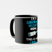 Ich bin eine sibirische Husky-Mutter, so mache ich Tasse (Vorderseite Links)