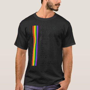 Ich bin eine sichere Person LGBTQ Ally Safe Space  T-Shirt