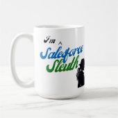 Ich bin eine Sleuth-Verkäuferin Kaffeetasse (Links)