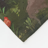 Ich bin eine starke Jungs-Bestätigung Fleecedecke (Ecke)