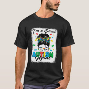 Ich bin eine stolze Autism Mom Mutter Mami Frauen T-Shirt