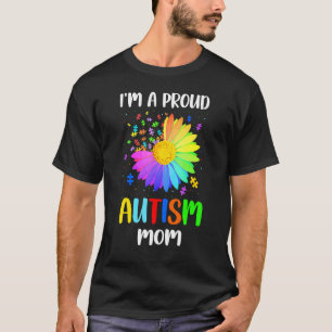 Ich bin eine stolze Autismus-Mutter Mama Mutti Mu T-Shirt