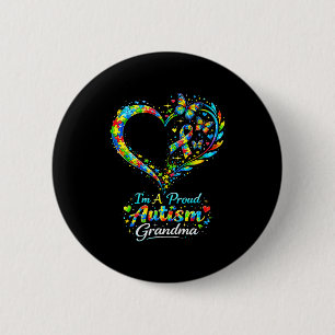 Ich bin eine stolze Autismus-Oma Autismus-Bewussts Button