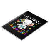 Ich bin eine stolze Autismus Schwester, starke Erm Notizblock (Linke Seite)