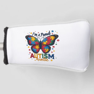 Ich bin eine stolze Autismus-Tante Autismus-Bewuss Golf Headcover