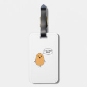 Ich bin eine stolze Kartoffel Gepäckanhänger (Rückseite vertikal)