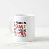 Ich bin eine stolze Mama einer superPhantastischen Kaffeetasse (Vorderseite Links)